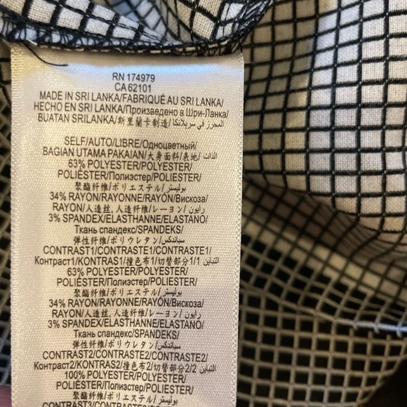 NWT - BCBGeneration Black & White Checkered Shift Dress SMALL - Picture 7 of 11